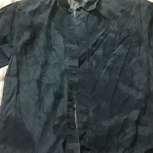 Karl kani graphic button-up shirt